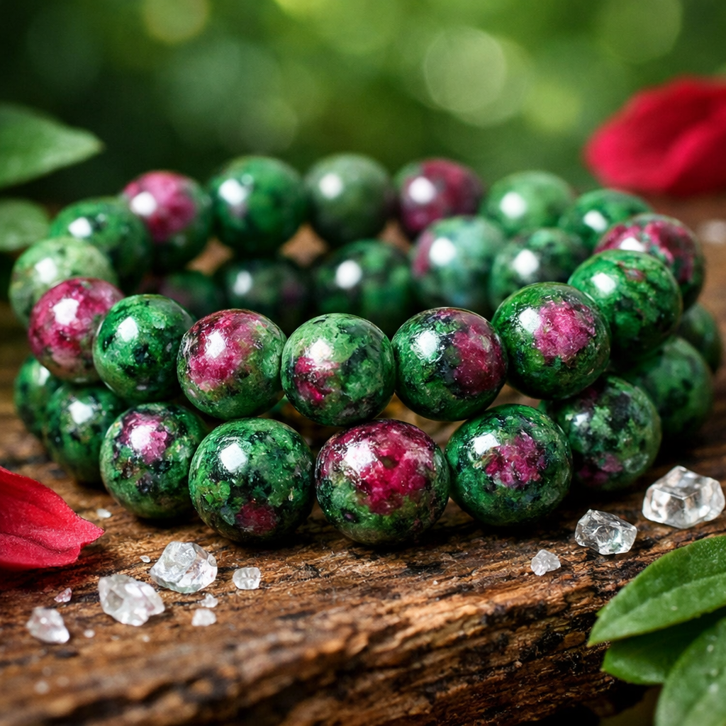 Beautiful Ruby Zoisite Bracelet