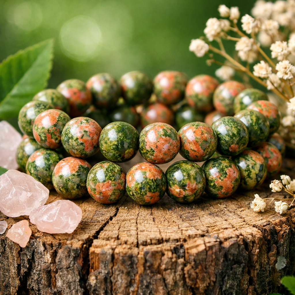 Lucky Energy Unakite Bracelet