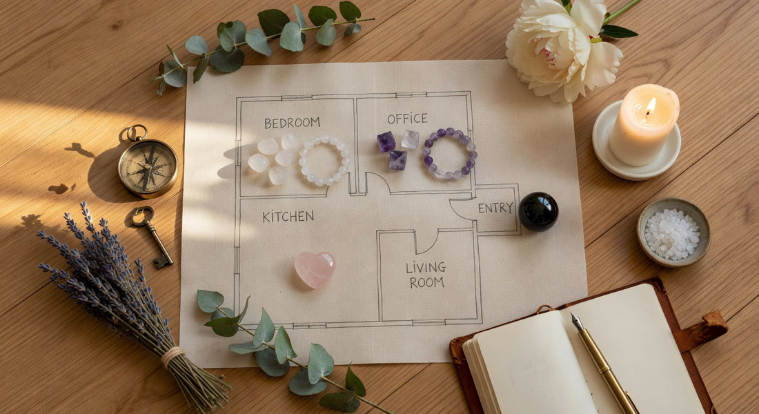 Where to Place Crystals in Your Home: A Room-by-Room Guide