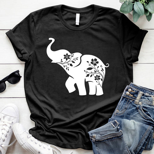 Floral Elephant 3 Offer — Black