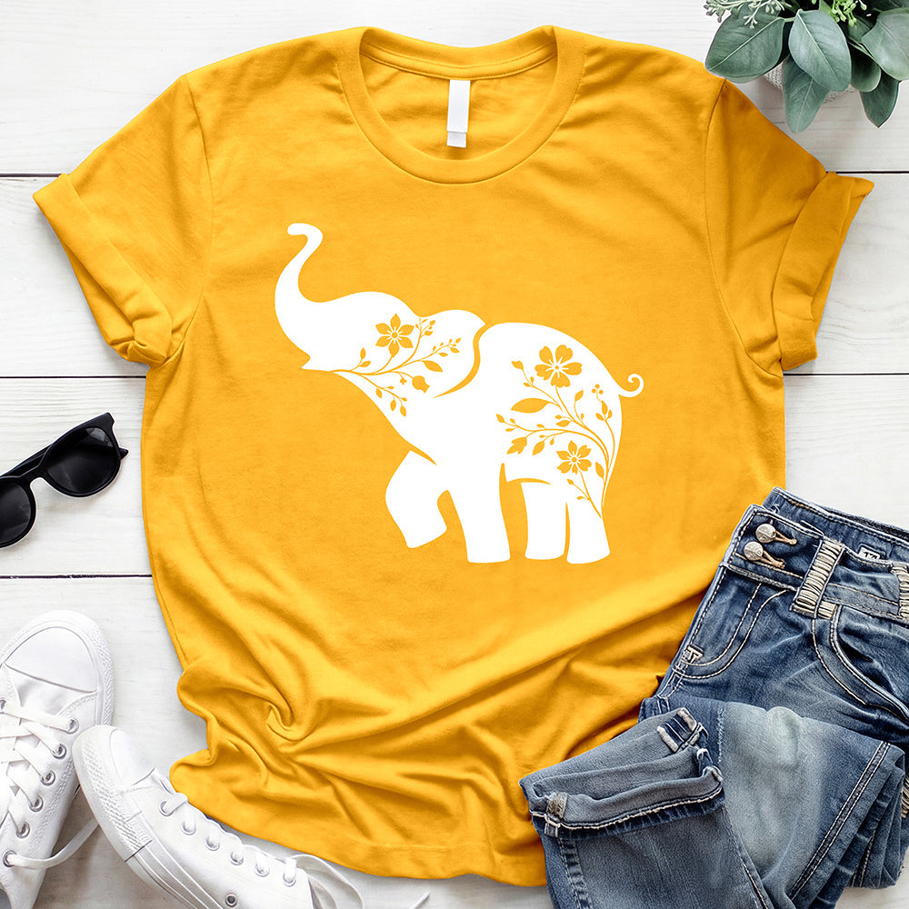 Floral Elephant 3 Offer — Gold