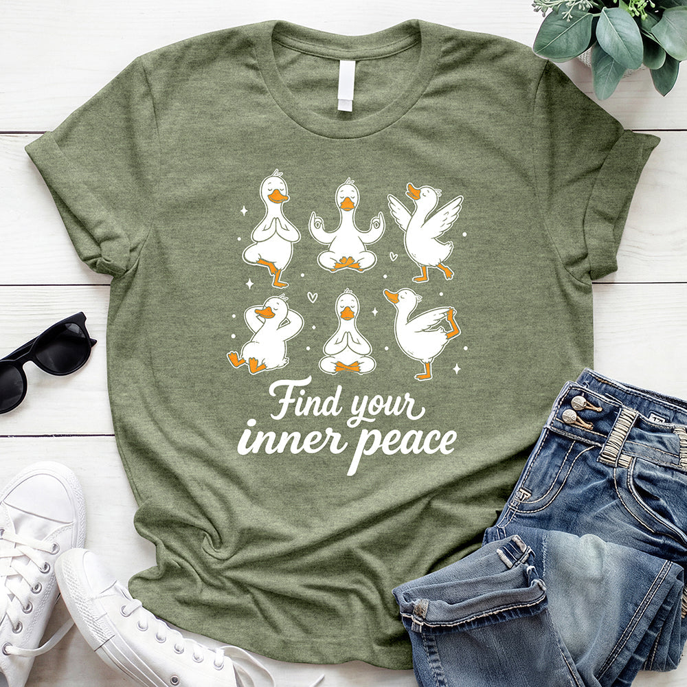 Find your Inner Peace Goose Offer — Heather Military Green