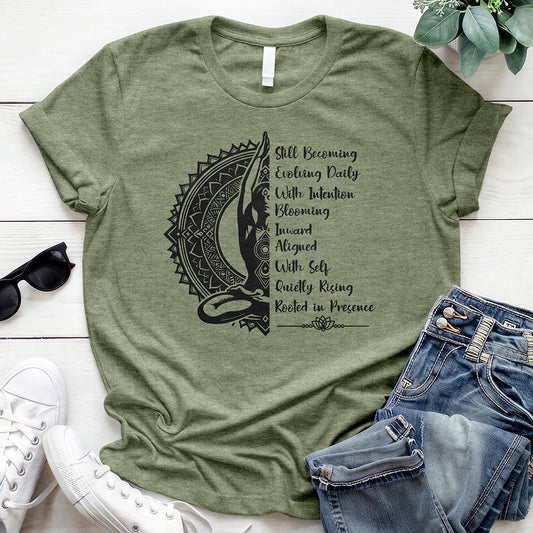 Becoming Buddha Offer — Heather Military Green