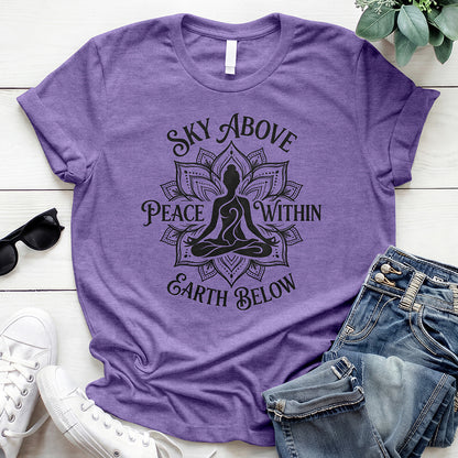 Sky Above Peace Tee
