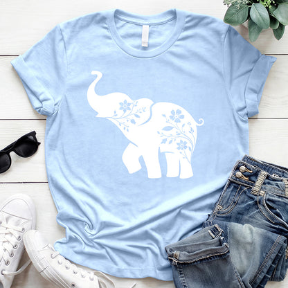 Floral Elephant 3 Offer — Light Blue