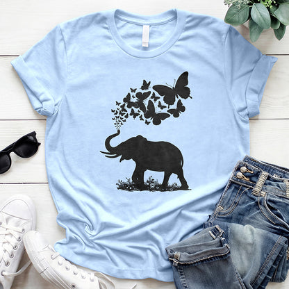 Floral Elephant 2 Offer — Light Blue