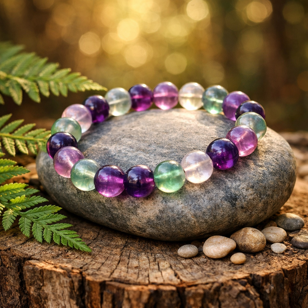 Strive & Clarity Fluorite Bracelet - Special Offer