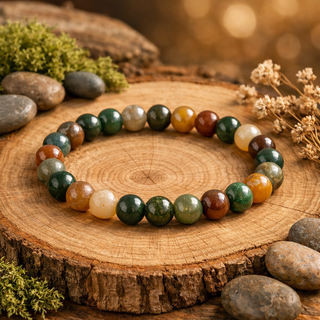 Happiness Indian Agate Bracelet