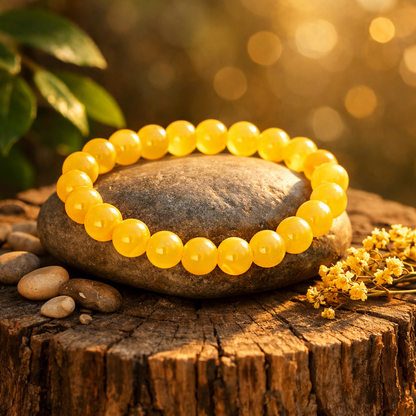 Friendship & Joy Lemon Jade Bracelet