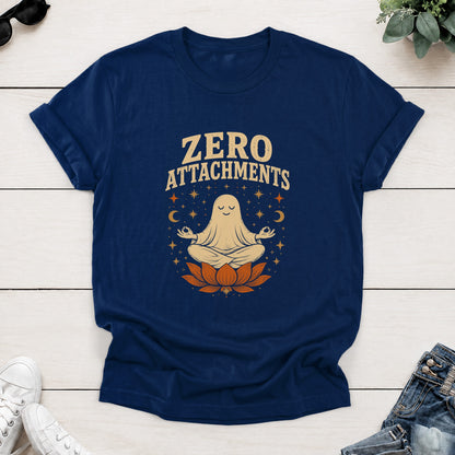 Meditating Ghost Tee — Navy