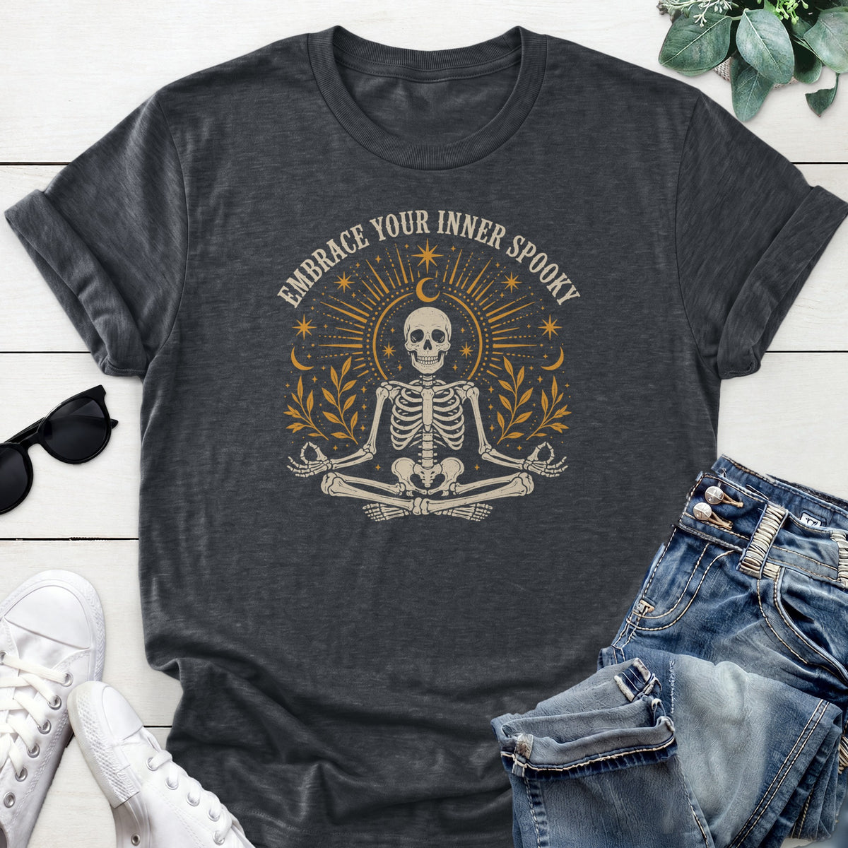 Embrace Your Inner Spooky Tee — Dark Heather