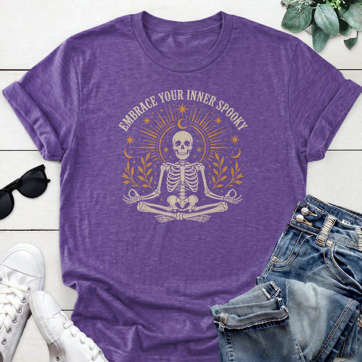 Embrace Your Inner Spooky Tee — Heather Purple