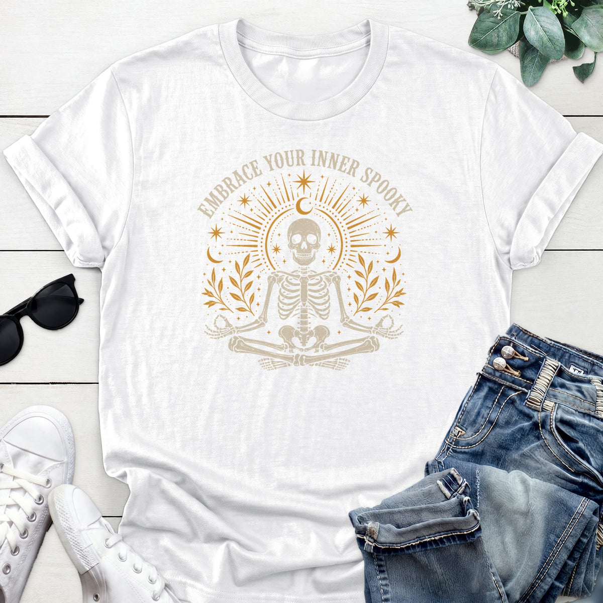 Embrace Your Inner Spooky Tee — White