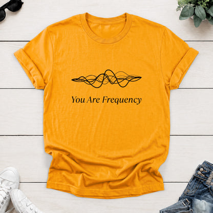 You Are Frequency Tee — Gold