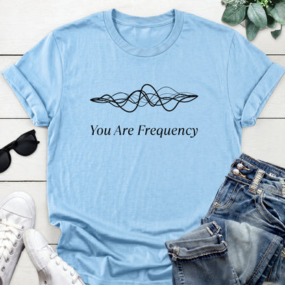 You Are Frequency Tee — Light Blue