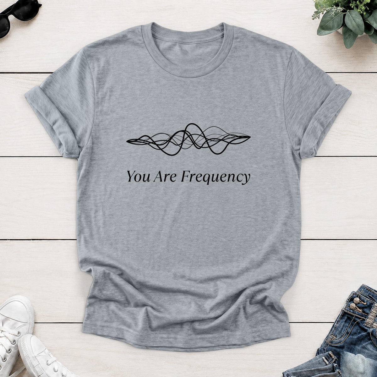 You Are Frequency Tee — Sports Gray