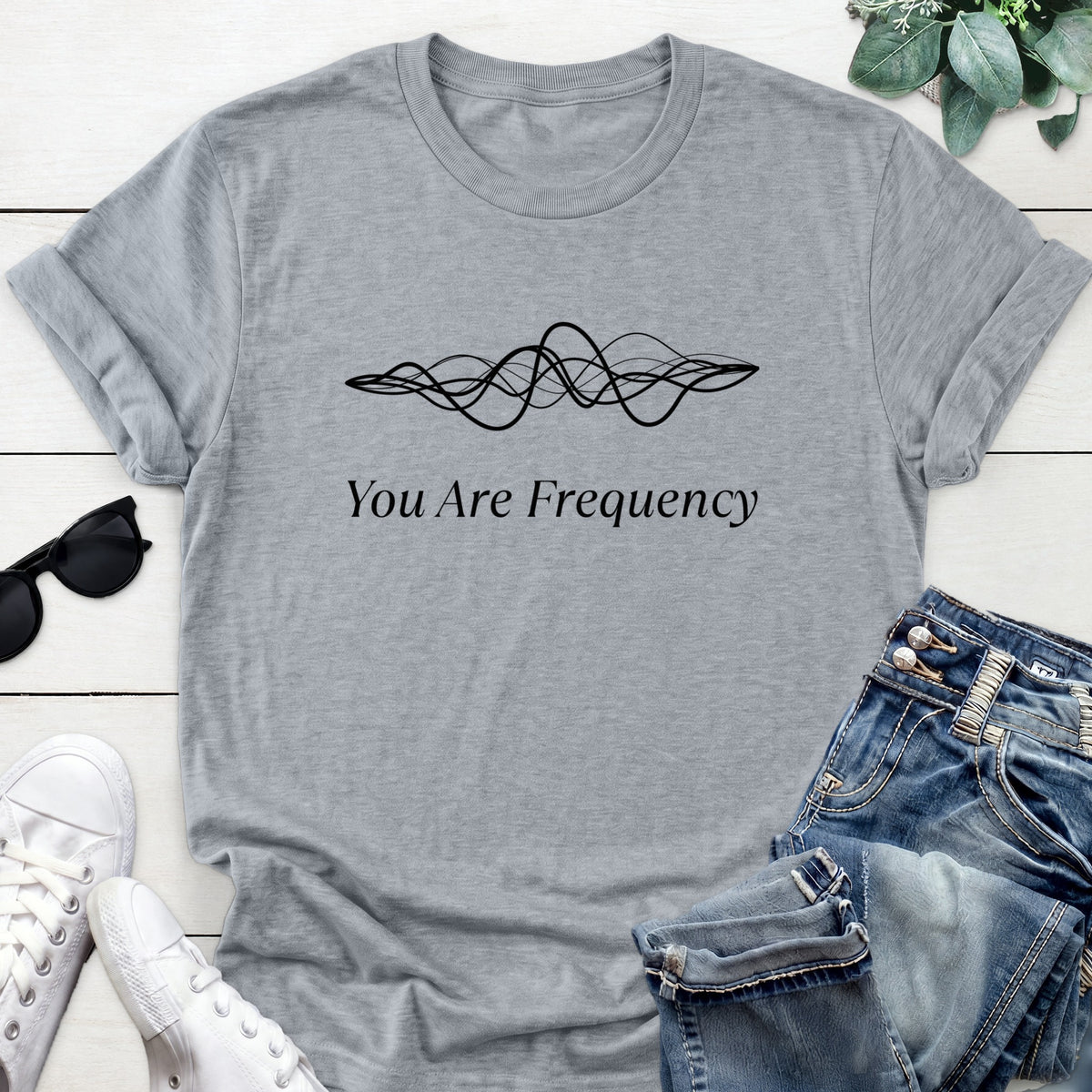 You Are Frequency Tee — Sports Gray