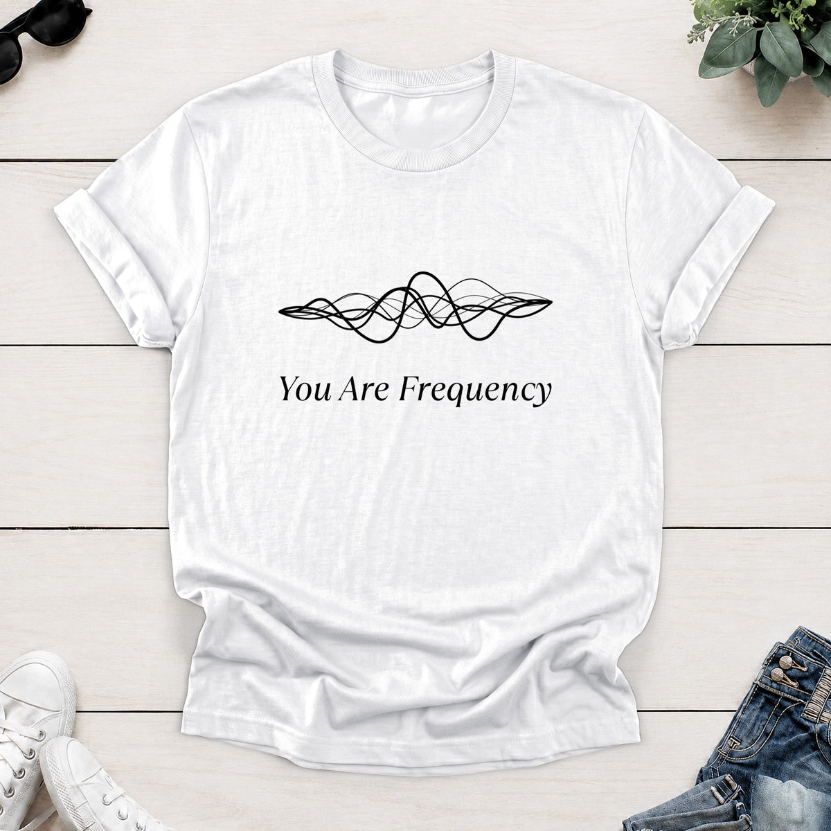 You Are Frequency Tee — White