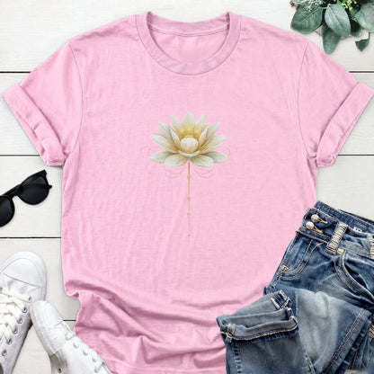 Ornamental Lotus Tee — Light Pink