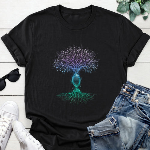 DNA Tree Of Life Tee — Black