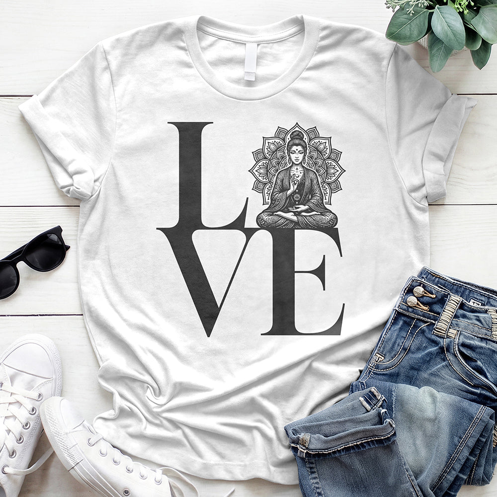 Love Meditation Tee - White