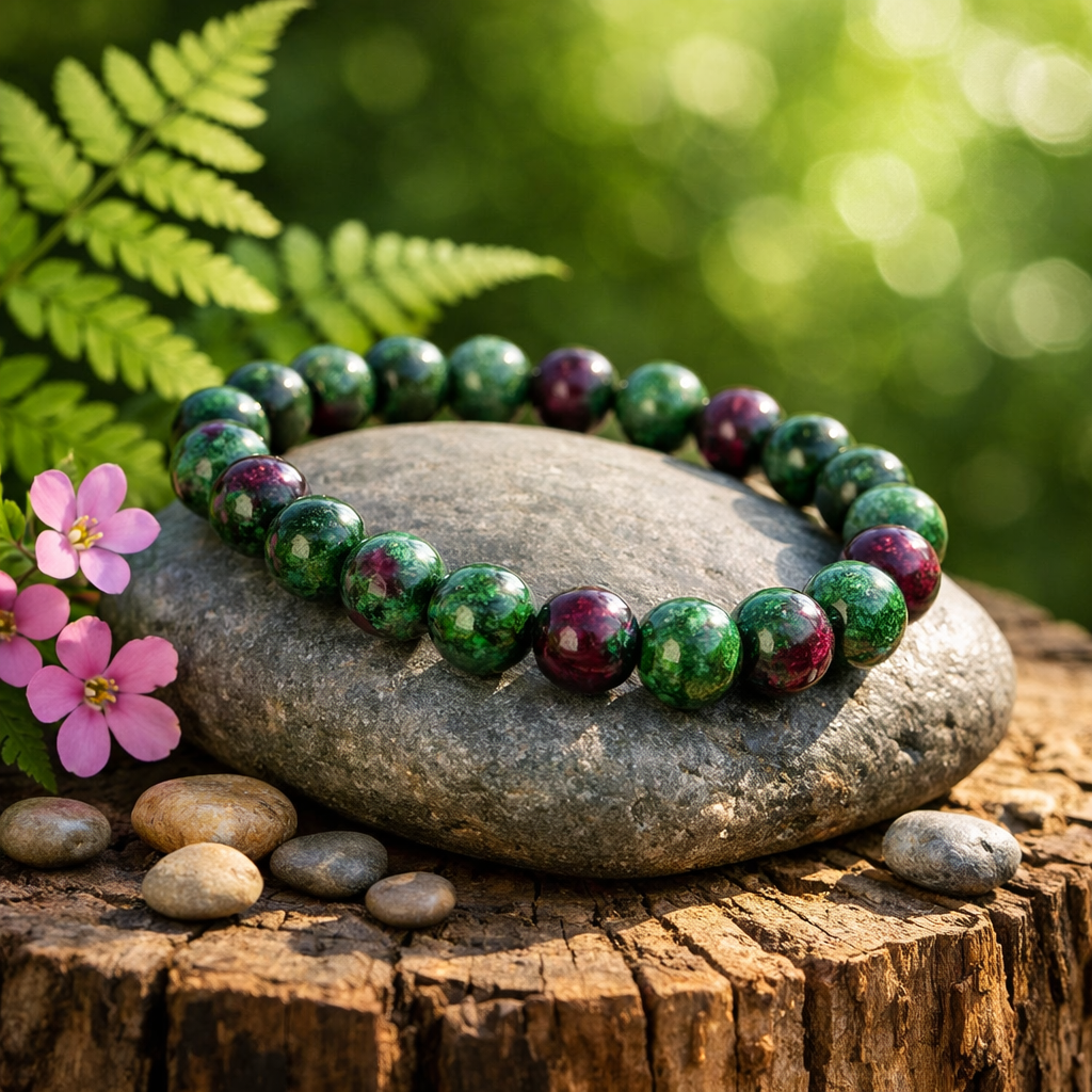 Beautiful Ruby Zoisite Bracelet - Special Offer