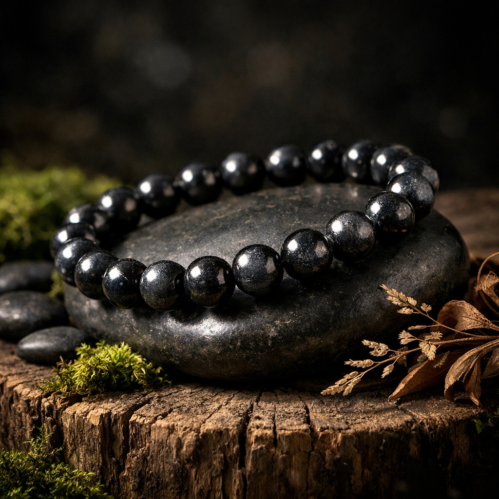 Attracting Wealth Silver Obsidian Bracelet - Special Offer