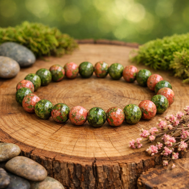 Lucky Energy Unakite Bracelet