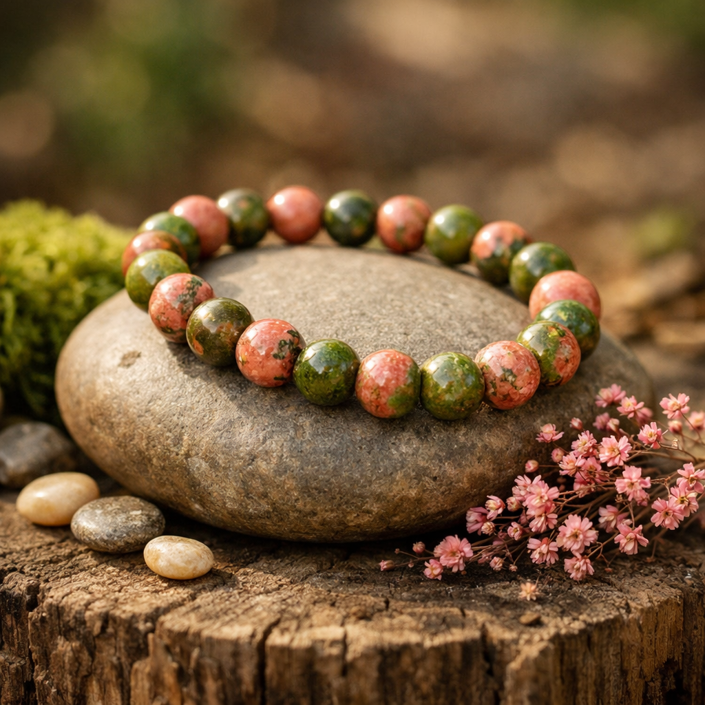 Lucky Energy Unakite Bracelet - Special Offer